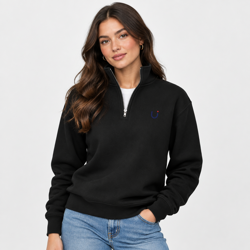 For Good Things Quarter Zip Sweatshirt